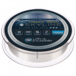 Леска SPRUT Skyline Fluorocarbon Composition EvoTech Classic Silver 0.145 100м