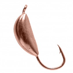 Мормышка вольфрамовая Lumicom Банан с ушком Ф4 медь