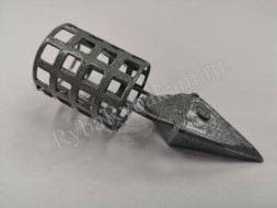 Кормушка Vikfish сербская пуля D25, 50 гр. леска, песок