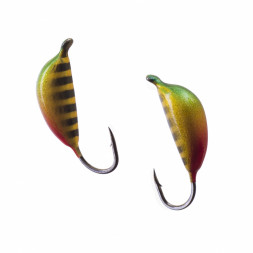 Мормышка вольфрамовая Lumicom Банан с ушком Ф2.5 покраска 307, цена за 1 шт.