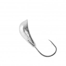 Мормышка вольфрамовая Lumicom Волжская уралка с отв. Ф4 серебро