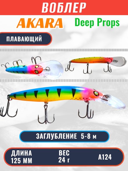 Воблер Akara Deep Winner 125F 24г DW125F-A124