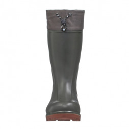 Сапоги Torvi ЭВА -40°C с прилитой шипованной подошвой и 4-х слойным меховым вкладышем олива р.46-47