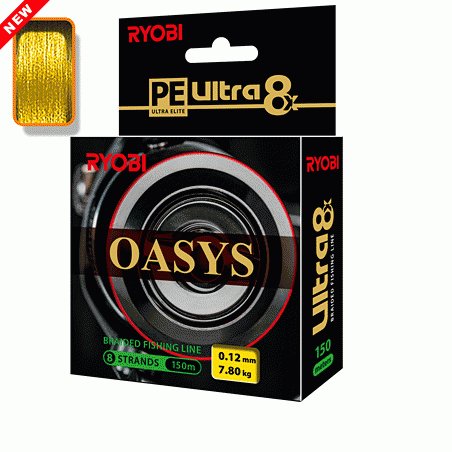 Леска-шнур RYOBI Oasis Yellow 0,20mm 150m