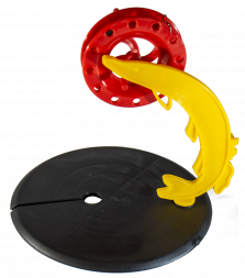 Жерлица Лиман Щука оснащ. двойником катушка 90мм ножка 200мм флажок индив. упаковка