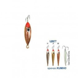 Блесна Пирс &quot;Дивенская&quot; 1К зимняя со светонакопителем и глазком 1,5г медь