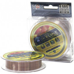 Леска Sprut Skyline Fluorocarbon Composition EvoTech PRO Gold 0.185 100м
