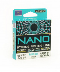 Леска BALSAX Nano Blue box 0.30 50м