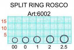 Кольцо заводное FISH SEASON Rosco №00 Black 4кг 16шт 6002-00F