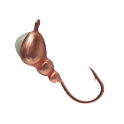 Мормышка вольфрамовая Lumicom Муравей с ушком Ф4 медь с ф/к CuP, цена за 1 шт.