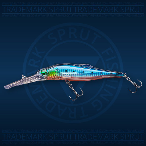 Воблер SPRUT Tara Troll 3D 137F 44г/SRD-3D