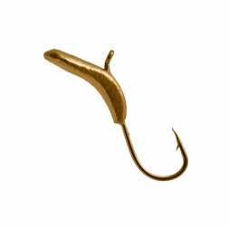 Мормышка вольфрамовая Lumicom Комар Ф5 золото, цена за 1 шт.