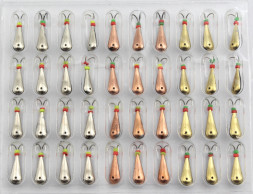 Мормышка паяная Condor РВС КОЗА ТИП 2-152, крючок Mustad 40 шт