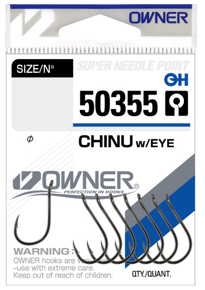 Крючок OWNER Chinu with Eye BC 50355-01 8шт