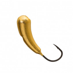 Мормышка вольфрамовая Lumicom Уралка Ф5 золото, цена за 1 шт.