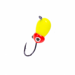 Мормышка вольфрамовая Lumicom Капля с ушком Ф3.2 обмазка жучок Y, цена за 1 шт.