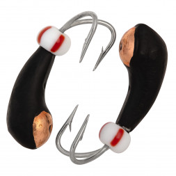 Мормышка вольфрамовая Condor Коза-уралка, с коронкой, 3,0 мм, медь 15 шт