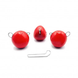 Груз UF Studio Капля- эксцентрик – 08 гр 10 шт КРАСНЫЙ